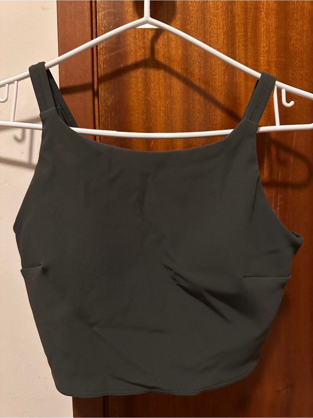 lululemon ribbed high neck cropped tank